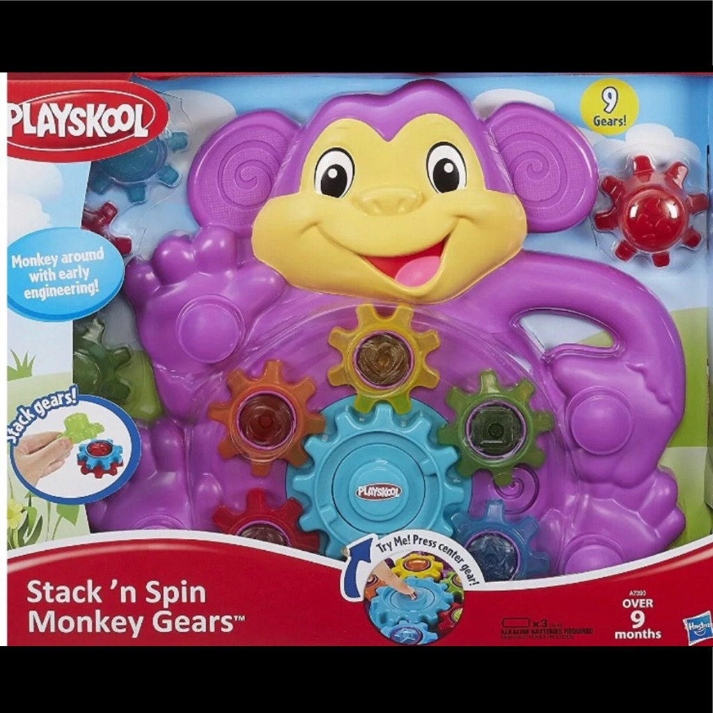 Playskool Stack N Spin Monkey Gears